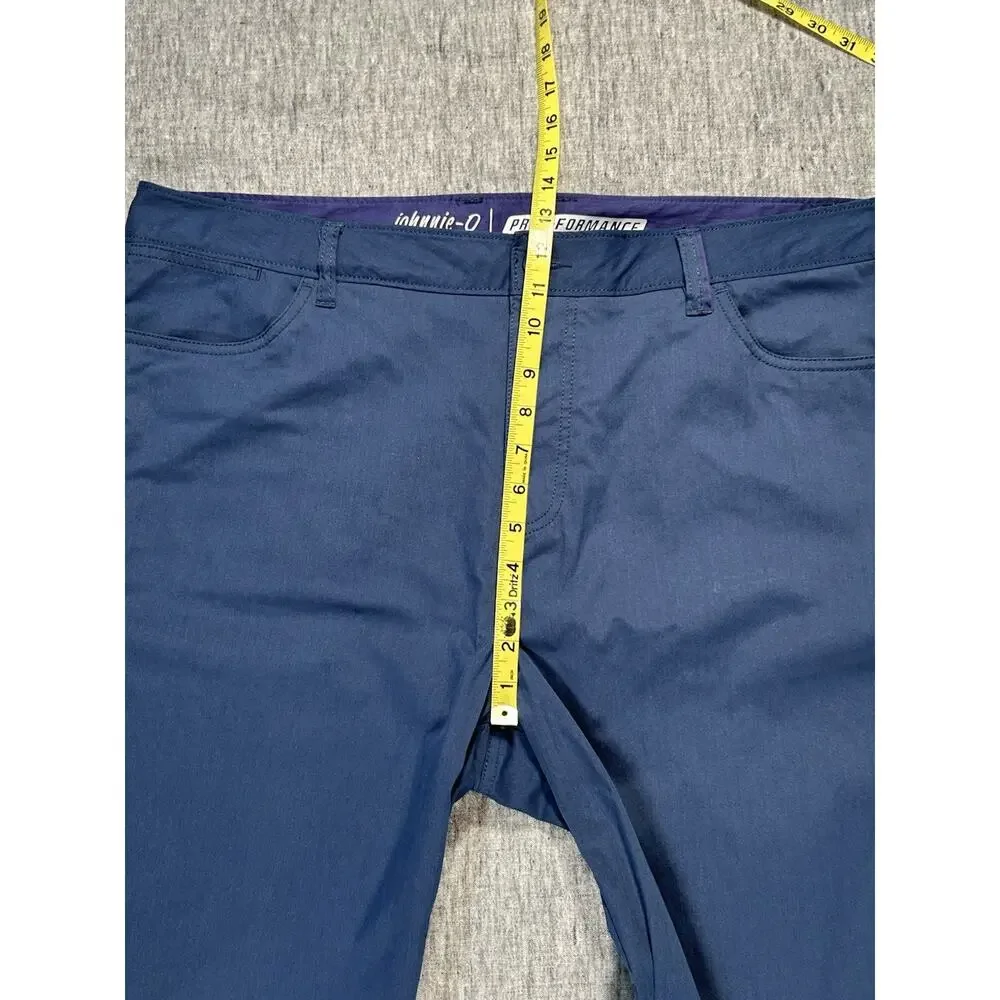 Johnnie O Marin Prep-Formance Pants Mens 40x32 High Tide 5-Pocket Stretch